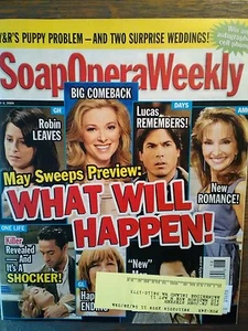 LOT OF 4 SOAP OPERA WEEKLY'S MAGAZINES FROM 05/2009  DAYTIME TV - Picture 1 of 12