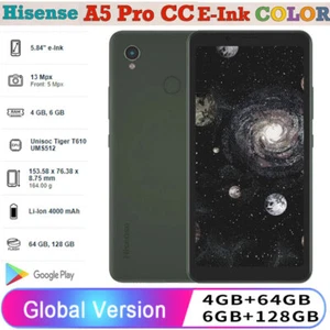 Hisense A5 PRO CC Colour Ink Screen eBook Reader Android Phone Dual SIM Global - Picture 1 of 19
