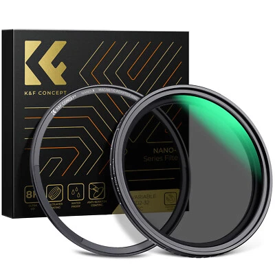 K&F Concept Magnetic Variable ND2-ND32 Lens Filters 49/52/55/58/62/67/72/77/82mm - Image 1 of 4