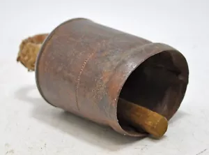 Antica campana mucca animali in ferro originale vecchia fatta a mano - Foto 1 di 6