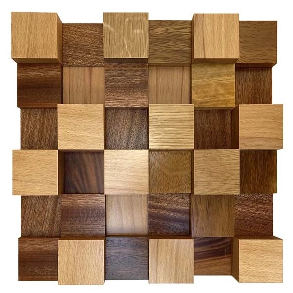 2D Akustik Diffusor 509 – Eiche / Buche 30x30cm - Bild 1 von 1