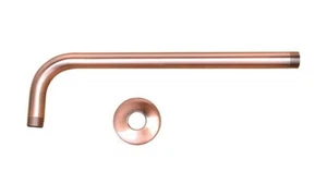 Red Copper Brass Shower Head Extension Pipe Long wall cover Shower Arm msh100 - Picture 1 of 6