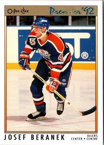 1991 O-Pee-Chee Premier Josef Beranek #149 Edmonton Oilers