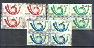MALTA 1973 EUROPA CEPT BLOQUE DE 4 SERIES NUEVAS (2) - Imagen 1 de 1
