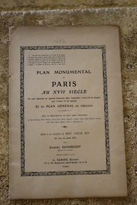 Antiguo 1900 A. Taride París en 1652 Plan de París mapa de conexión 11 placas - Imagen 1 de 12