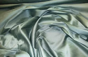 Drapery wedding Shantung Silk Faux Fake Dupioni Solid Aruba home decor Fabric - Picture 1 of 1