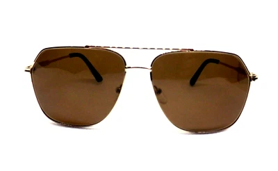 Sunglasses Men GUESS GU5079 Metal Lens Dark Drop Brown Aviator - Image 1 of 4