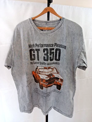 Medium Ford Mustang GT 350 Mustang By Carroll Shelby Men's T Shirt Preshrunk MX Foto 1 de 4