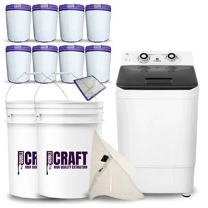 5 Gal Bubble hash bags ICE-O-lator 50L Bubbleator Washing Machine extract kit - Picture 1 of 36
