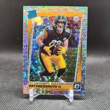 2021 Donruss Optic Rated Rookie Disco Prizm Pat Freiermuth /125 Card RC Steelers