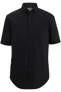 Edwards Garments 1231 Men's Short Sleeve Comfortable Stretch Poplin Shirt - Picture 1 of 7