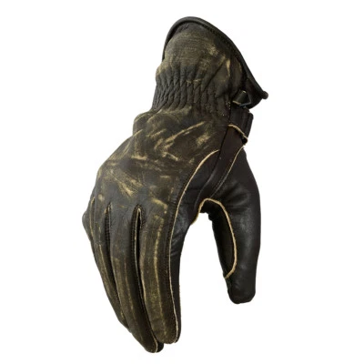 Leichte Leder Motorradhandschuhe,  Lederhandschuhe Biker Chopper Handschuhe NEU - Bild 1 von 3