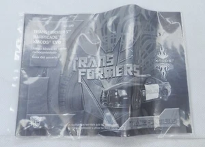 Xmods Transformers Barricade Police Car Mustang INSTRUCTION MANUAL only - Picture 1 of 2