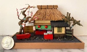 Japan Miniature Diorama Tea & Rice Stall 50's - Picture 1 of 11