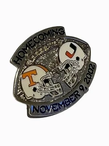 2002 Tennessee Volunteers Vols vs Miami Homecoming College Football Game Day Pin - Picture 1 of 4