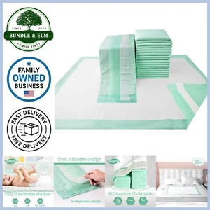 Cuscini Letto Monouso 30x36 Pollici Assorbenti Pesanti Igienici Sottopiedi per Adulti... - Foto 1 di 11