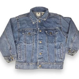 Warner Bros Studio Kids Jean Jacket Sz S Looney Tunes Embroidered Vintage 1996 - Picture 1 of 10