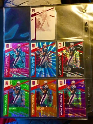 2017 unparalleled randy moss Complete Set #1 Only 1 In The World - Image 1 of 4
