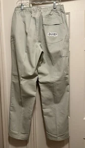 Jeep  Made in USA  Cargo Pants Light Mint - Pastel Green   35/36x 32   NEW  - Picture 1 of 12