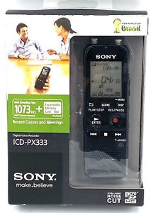 SONY ICD-PX333 DIGITAL VOICE RECORDER 4GB NEW IN OPEN BOX