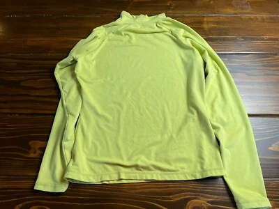 Camisa de diseño alpino para mujer mediana amarillenta verde lima capa base ropa deportiva Foto 1 de 4