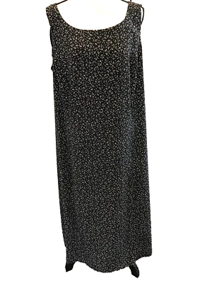 Julian Taylor Нью-Йорк черный/белый платье без рукавов размер 20 Вт назад молнии - Изображение 1 из 4