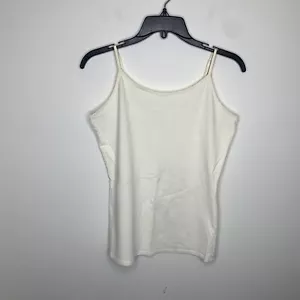 Camisa sin mangas Falls Creek para mujer M blanca sin mangas con tiras - Imagen 1 de 4
