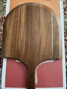 Heritage Akazienholz Pizzaschale 22x14 Zoll großes Holzpaddel Schneidebrett - Bild 1 von 3