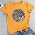 #F lampart-koszykówka-serce-t-shirt-koszulka-musztardowa żółta-XL