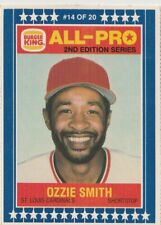 1987 Burger King All-Pro Ozzie Smith #14 HOF