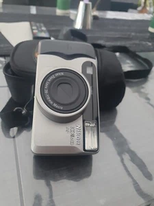 Nikon Zoom M600 AF Silver Panorama Camera QD Point & Shoot 35mm Film Working - Bild 1 von 9