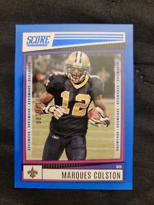 🔵 2022 Score 🔵 Marques Colston 🔵 Showcase 14/100 🔵 #62 🔵 - Picture 1 of 3