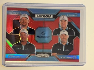2024 Panini Prizm LIV Majesticks Red Prism POULTER/STENSON/WESTWOOD/HORSFIEL/149 - Bild 1 von 1