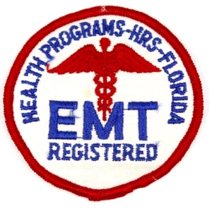 Parche Gasa Trasera De Colección Programas de Salud HRS Florida Registrado EMT Gasa FL - Imagen 1 de 2