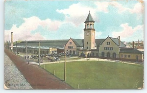 Postal Bangor Maine Union Station Depot publicada - Imagen 1 de 3