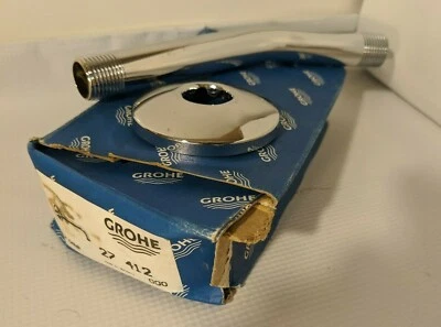 Grohe 27 412 Chrom Relexa 6-5/8" Brausearm mit Flansch Germany - Neu - Bild 1 von 4
