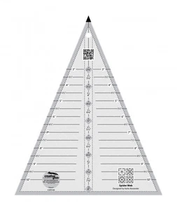 SPIDER WEB Quilt RULER ~ Creative Grids ~ 45 Degree Triangle ~ 9.5 x 11.5" - Picture 1 of 1