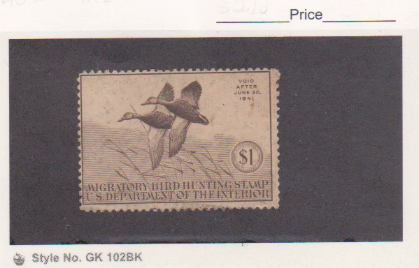 US Scott #RW7 MNG Federal Duck Stamp CV.$45. - Image 1 of 1