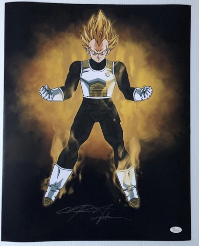 Chris Sabat Signed Autographed 16x20 Photo Dragon Ball Z Vegeta JSA COA 13 Cover