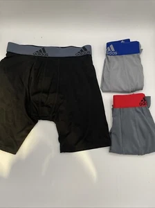 (3)Pack Underwear Boys Adidas Long Briefs Size M - Picture 1 of 1