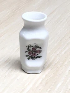 Miniature Vase Las Vegas W/ Flowers 1” - Picture 1 of 6