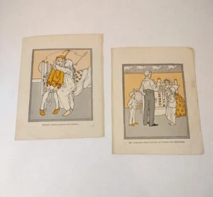 Peter Pan 1939 Illustrated Plates Alice B. Woodward Set of 2 From Book - Picture 1 of 7