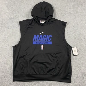 Orlando Magic Nike Hoodie Herren 3XLT schwarz ärmellos Warmup Dri Fit Schießen NBA - Bild 1 von 10