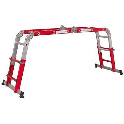 Sealey Aluminium Multipurpose Ladder Adjustable Max Height 3370mm • 296.74£