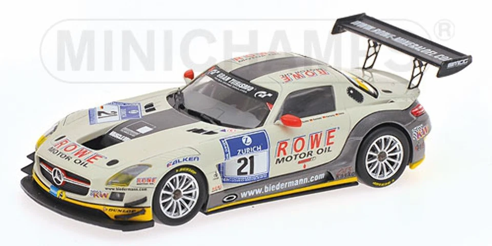 Mercedes Benz SLS AMG Gt3 Bullitt Nurburgring 2012 1 43 Minichamps 437123221 R