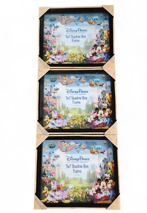 3 Disney Parks Shadow Box Bilderrahmen 5x7 Bilderbuch Mickey & Friends Pixar Neu - Bild 1 von 4