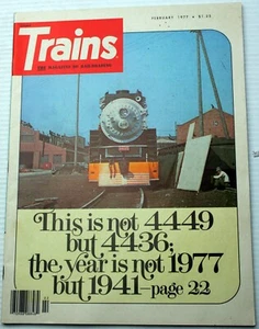 Februar 1977 ZÜGE: DAS MAGAZIN DER EISENBAHN Dampf-/Diesel Dienstpläne Nachrichtengarne - Bild 1 von 4
