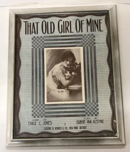 Partituras That Old Girl Of Mine Alma Youlin 1912 10 1/2 X 13 - Imagen 1 de 2
