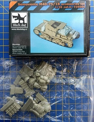 BLACK DOG 1/35 ACCESSORI PER SEMOVENTE SERIE M 40 - Immagine 1 di 2