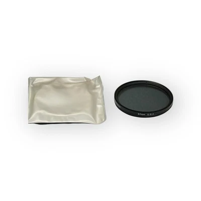 67mm Circular Polarizer (CPL) Filter - Made in U.S.A. - w/ Case (R-8945) - Image 1 of 4